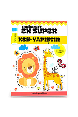Okul Öncesi EN SÜPER KES-YAPIŞTIR Kitabı