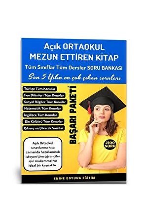 Açık Ortaokul Çıkacak Sorular Kitabı (BÜYÜK BOY)