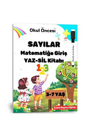 Okul Öncesi Sayılar Matematiğe Giriş YAZ-SİL Kitabı