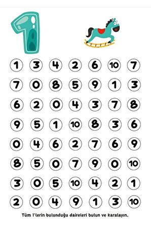 Okul Öncesi Sayılar Matematiğe Giriş YAZ-SİL Kitabı