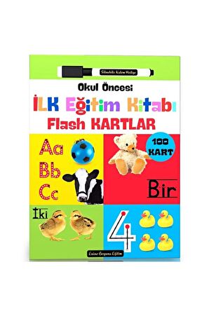 Okul Öncesi İLK Eğitim Kitabı (Laminasyonlu Flash Kartlar)