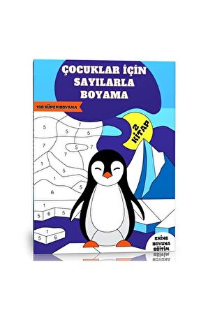 Çocuklar İçin Sayılarla Boyama Kitap Seti (2-6 Yaş)
