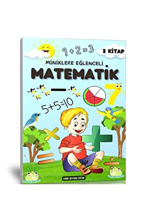 Miniklere Eğlenceli Matematik Kitap Seti (5-8 Yaş İçindir)