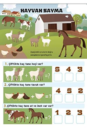 Miniklere Eğlenceli Matematik Kitap Seti (5-8 Yaş İçindir)