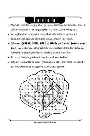 Ingilizce Kelime Bulmaca Kitap Seti (3 KİTAP- 4000 KELİME)