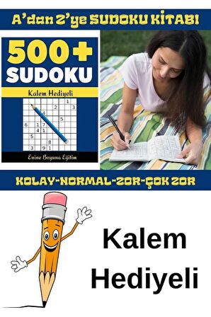 A’dan Z’ye Sudoku Kitabı (500 Sudoku Cevaplarıyla)