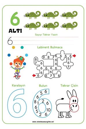 Okul Öncesi Eğlenceli Alfabe-Sayılar Seti (Laminasyonlu)