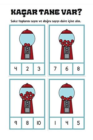 Okul Öncesi ve Birinci Sınıflar İLK YAZ-SİL Matematik Kitabım