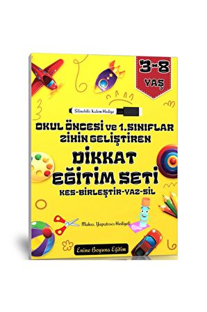 Zihin Geliştiren Dikkat Eğitim Seti (Okul Öncesi ve 1. Sınıflar İçin)