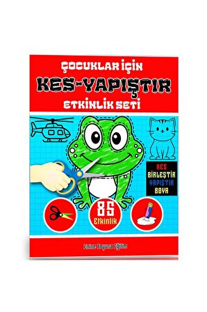 Çocuklar İçin KES YAPIŞTIR Etkinlik Seti