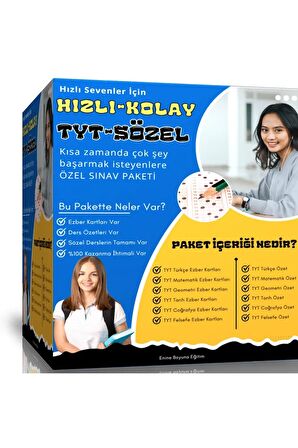 Hızlı Kolay TYT SÖZEL (14 Süper KAYNAK)