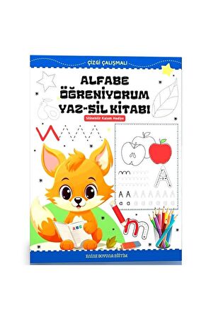 Alfabe Öğreniyorum YAZ-SİL Kitabı