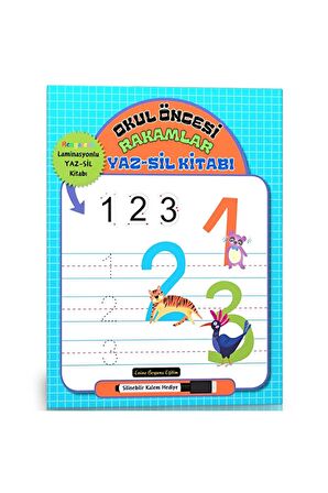 Okul Öncesi RAKAMLAR YAZ-SİL Kitabı