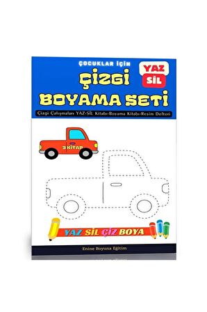 Çizgi Boyama Seti (3 Kitap)