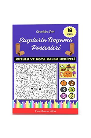 Sayılarla Boyama Posterleri