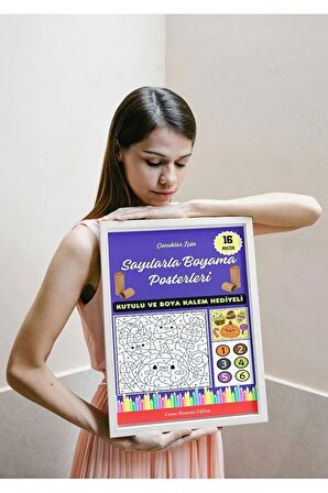 Sayılarla Boyama Posterleri