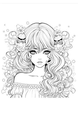 Anime Prenses Boyama Kitap Seti (3 Kitap)