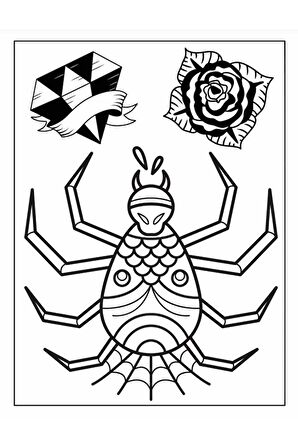 Kolaydan Zora TATTOO Boyama Kitap Seti (3 Kitap)
