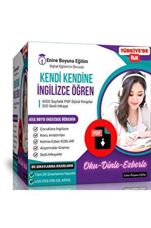 Kendi Kendine İNGİLİZCE Öğreten Eğitim Seti (4500 Sayfalık DEV Arşiv)