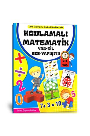 Kodlamalı Matematik YAZ-SİL-KES-YAPIŞTIR Seti (Okul Öncesi ve Birinci Sınıflar İçin)