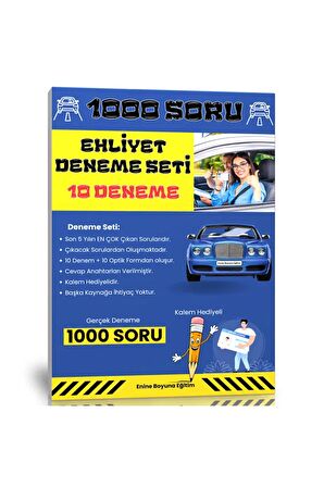 Ehliyet Deneme Seti (10 Deneme – 1000 Soru)