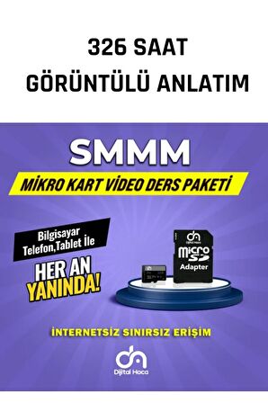 SMMM Süper Video DERS Paketi (326 Saat Anlatım + 8 Kitap)