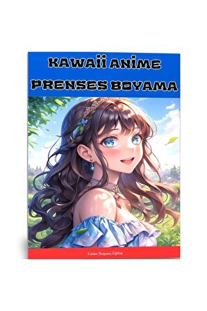 Kawaii Anime Prenses Boyama Kitabı