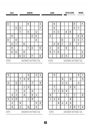 Kolaydan Zora 352 Sudoku (Büyük Boy Kitap)