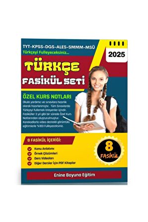 Tüm Sınavlar İçin TÜRKÇE Fasikül Seti (8 Süper Fasikül)