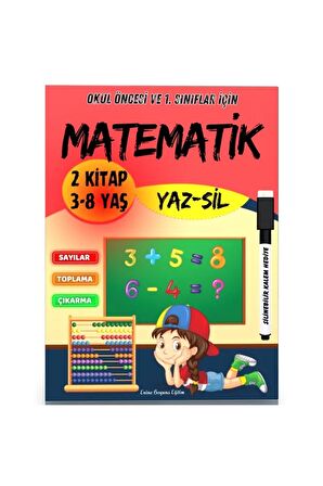 Okul Öncesi ve 1. Sınıflar İçin Matematik YAZ-SİL Kitap Seti