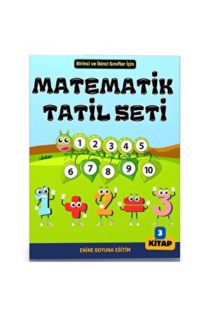 Birinci ve İkinci Sınıflar İçin Matematik Tatil Seti (3 Kitap)