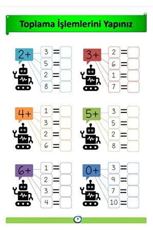 Birinci ve İkinci Sınıflar İçin Matematik Tatil Seti (3 Kitap)