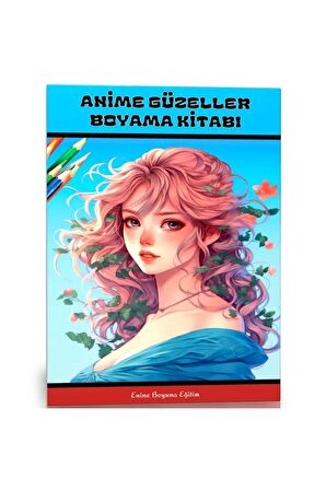 Anime Güzeller Boyama Kitabı Poster 40 Süper Boyama