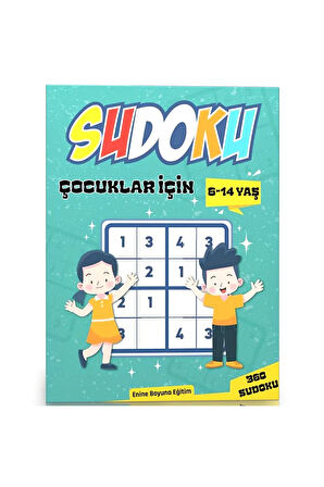 Çocuklar İçin 4x4 Sudoku Kitabı (360 Sudoku)