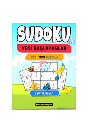 Yeni Başlayanlar İçin 9x9 Sudoku Kitabı (360 Sudoku)
