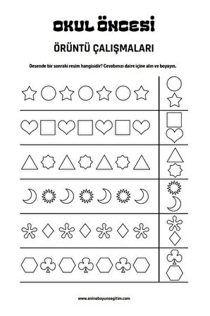 Okul Öncesi ve Birinci Sınıflar Matematik Başlangıç Seti