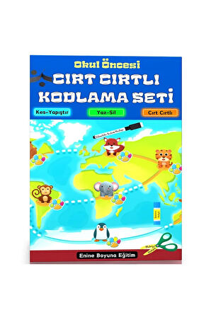 Okul Öncesi Cırt Cırtlı KODLAMA Eğitim Seti