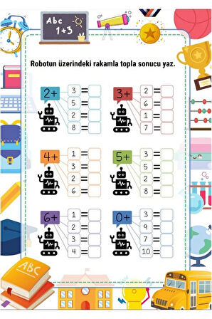 İşlemlerle Matematik YAZ-SİL Kitabı (Okul Öncesi ve 1-2-3. Sınıflar)