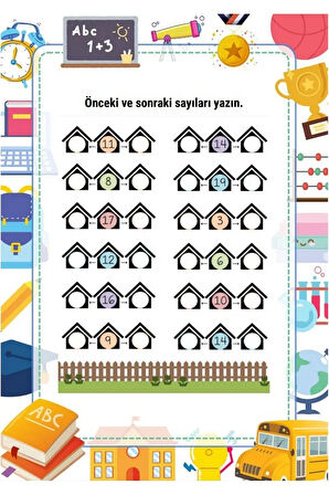 İşlemlerle Matematik YAZ-SİL Kitabı (Okul Öncesi ve 1-2-3. Sınıflar)