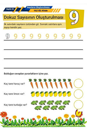 Okul Öncesi ve Birinci Sınıflar Sayıların Oluşturulması