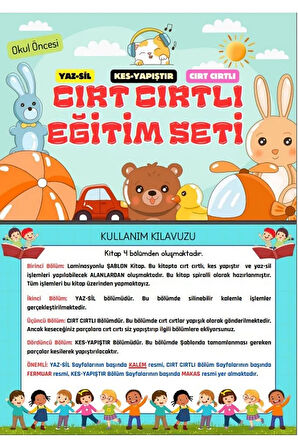 Okul Öncesi Eğitim Seti (Cırt Cırtlı)