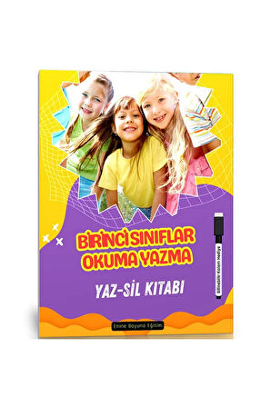 Birinci Sınıflar Okuma YAZMA Yaz-Sil Kitabı