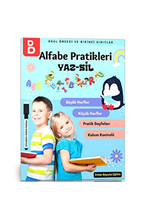Alfabe Pratikleri YAZ-SİL Kitabı