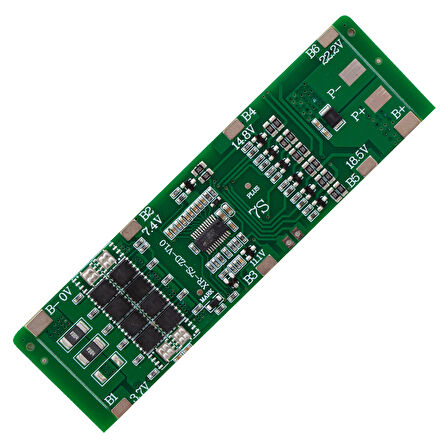 Ayt 7S 24 Volt 15 Amper 18650 Pil Şarj Deşarj Koruma Kartı 6 IC li