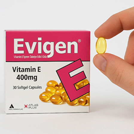 Evigen Vitamin E 400 mg 30 Softjel Kapsül