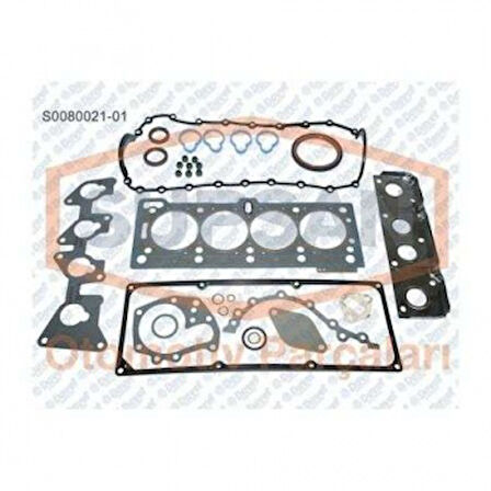 Renault Motor Takım Contası (full) Keceli Megane Clio Symbol 1,4 / 1,6 8v R19 1,4i Solenza (k7m K7j) - Supsan S0080021-01