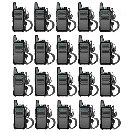 20li Pmr 446 TÜRKÇE KONUŞAN El Telsizi Yeni Tasarım Type-c Şarjlı Mars Kulaklık Hediyeli Set