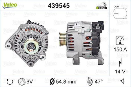 Bmw Alternator Sarj Dinamosu Bmw E90 M47 M57 12v 150a - Hella 8el012429-291