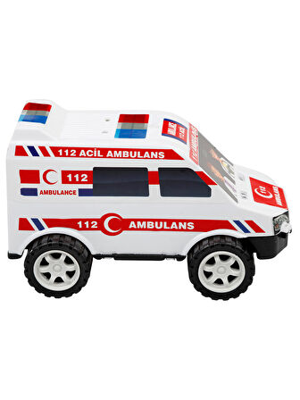 Can Oyuncak Plastik Ambulans Beyaz