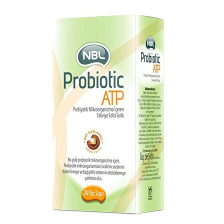 NBL Probiotic ATP Takviye Edici Gıda 10 Toz Saşe